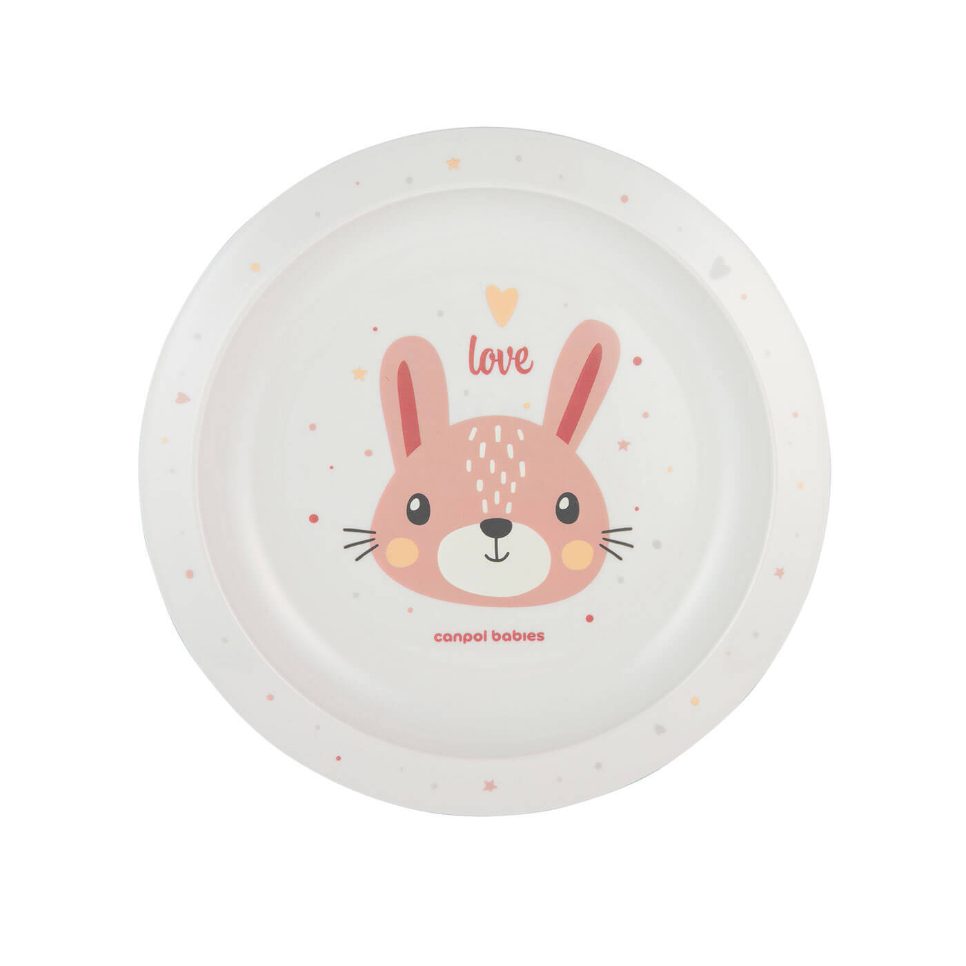 Talerzyk plastikowy do karmienia dla dziecka Canpol babies Króliczek