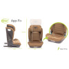 Fotelik samochodowy APP-FIX I-Size Isofix 100-150 cm 4baby 2024 MOKKA