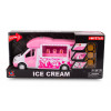 Samochód zabawka dla dziewczynek  lodziarnia, Food Truck lodowy z dźwiękami