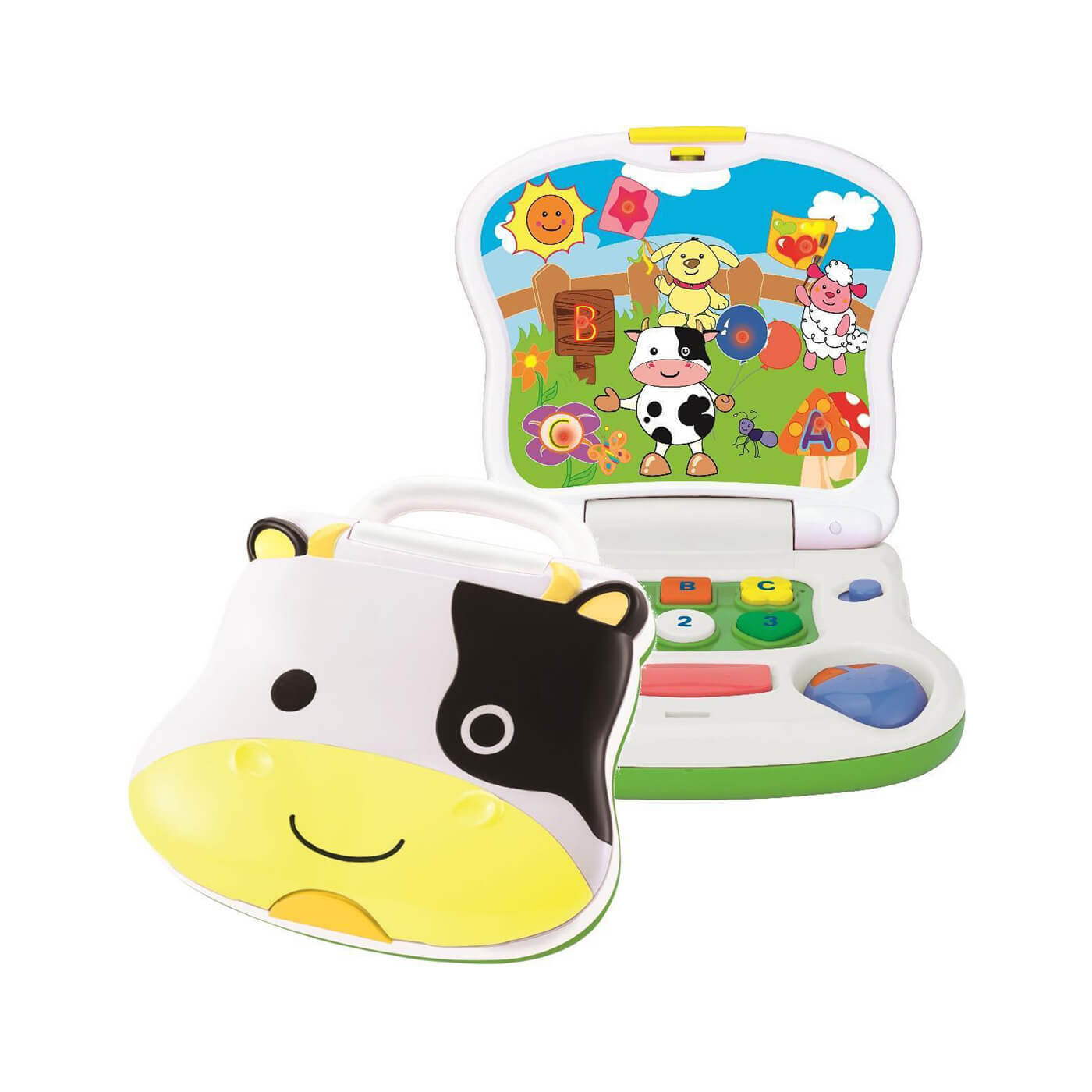 Mój pierwszy laptop Krówka Anek, edukacyjny laptop dla dzieci