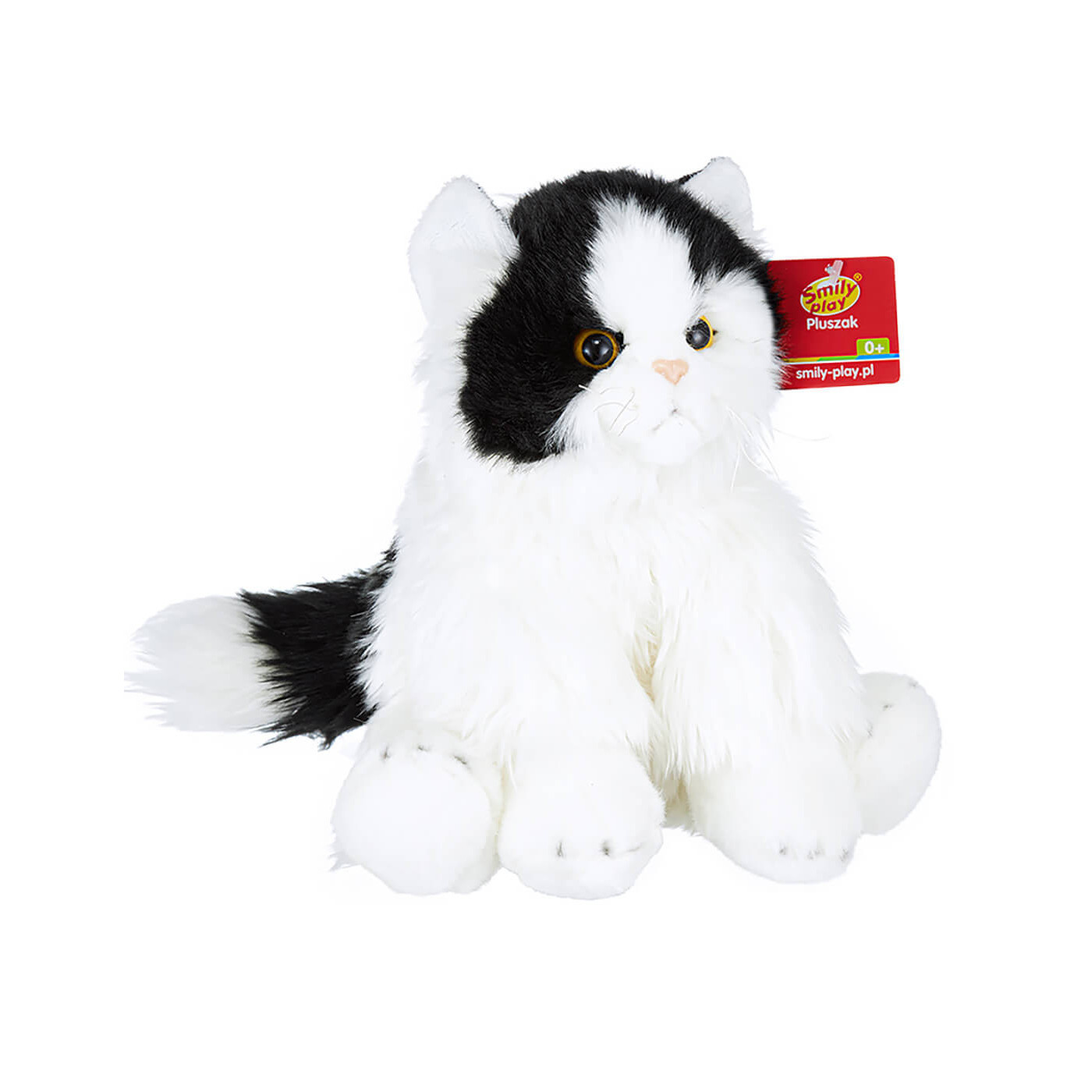 Pluszowa maskotka kotek pluszak dla dziecka Black & White Anek