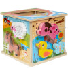 Kostka, sorter kształtów drewniany Zwierzątka na wsi Anek Smily Play