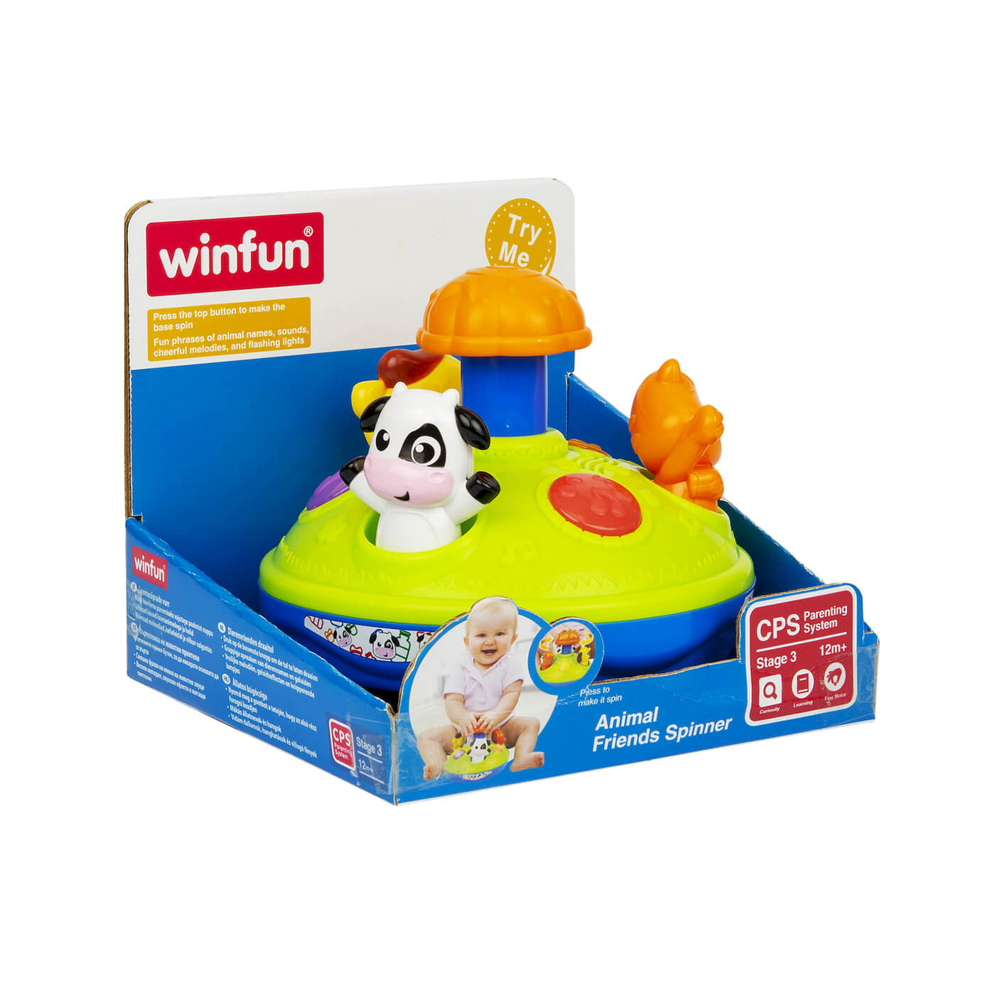 Bączek, zabawka interaktywna dla malucha przyjaciele z farmy Anek Winfun 12m+