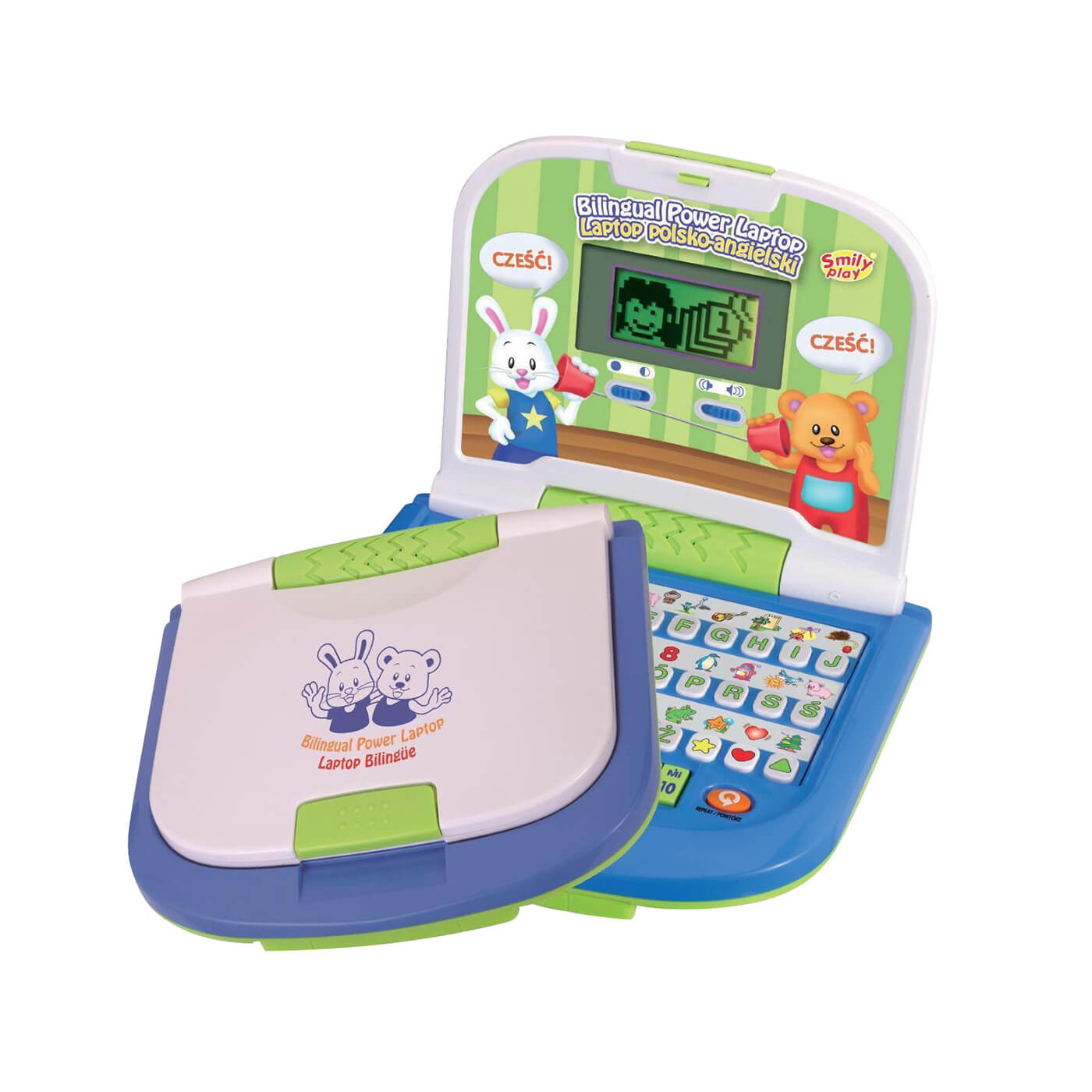 Laptop dwujęzyczny, edukacyjny przenośny komputer dla dzieci Anek 3+