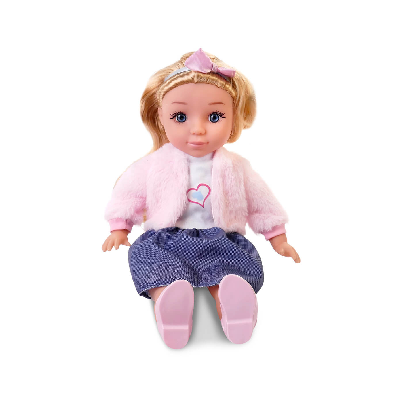 Lalka Natalia mówiąca i śpiewająca po polsku, lalka z włosami 36 cm