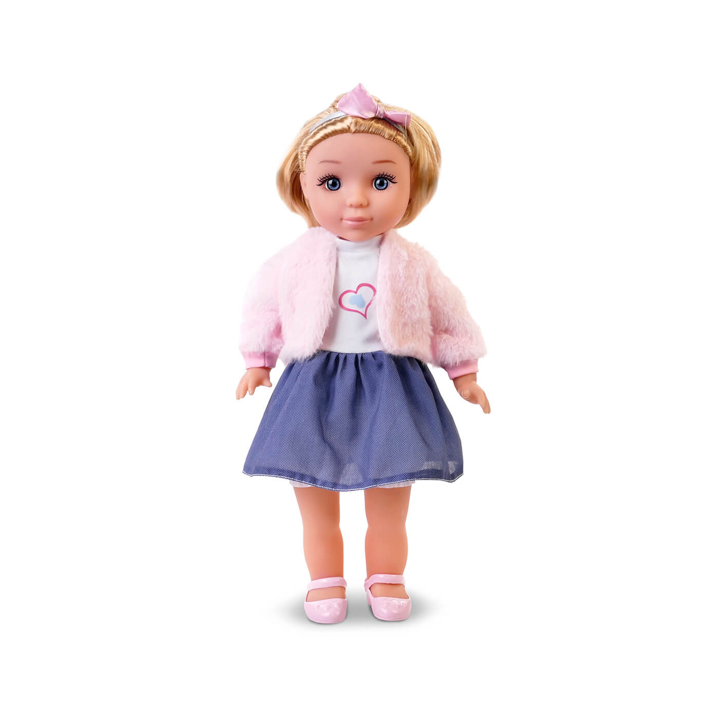 Lalka Natalia mówiąca i śpiewająca po polsku, lalka z włosami 36 cm