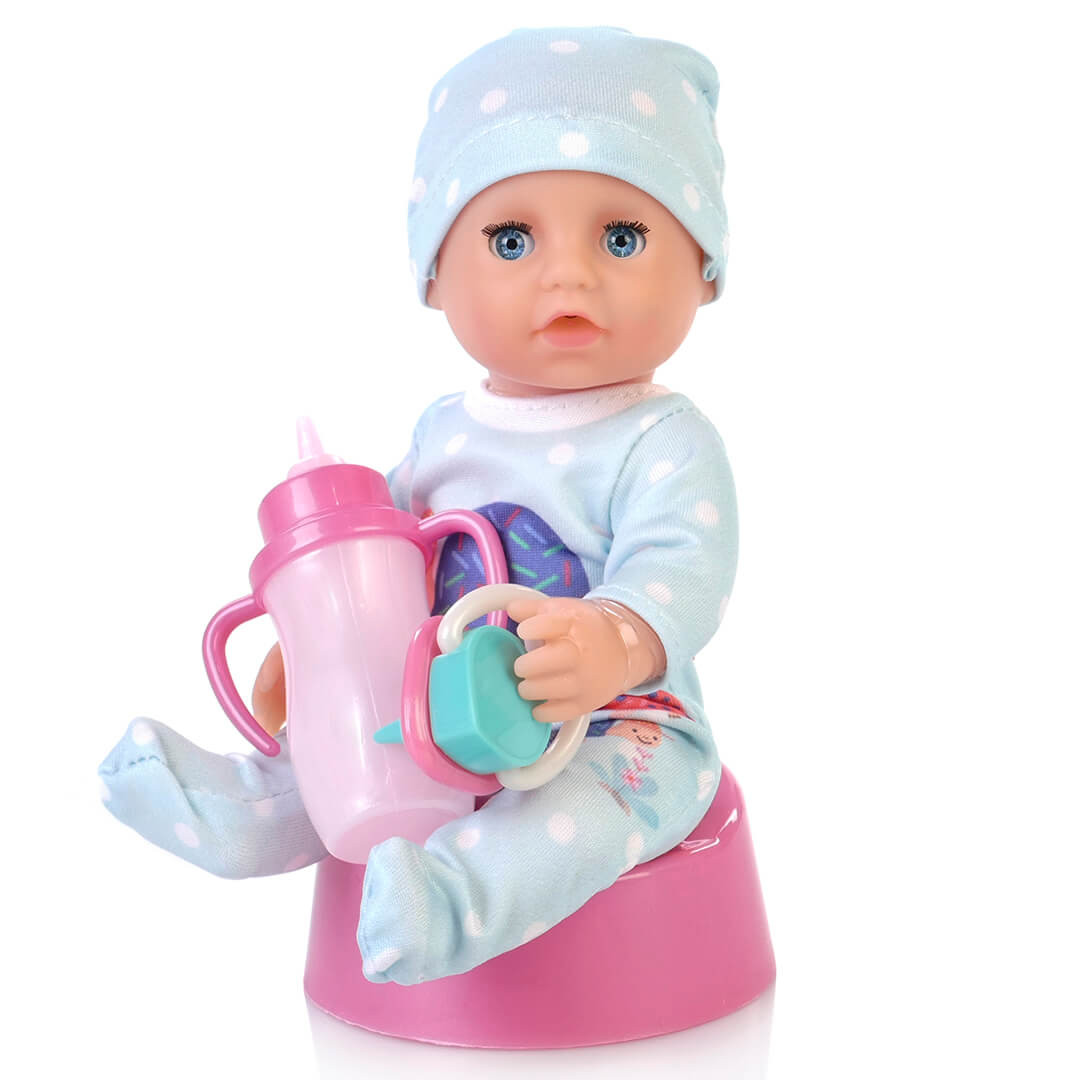 Lalka bobas sikająca Natalia z nocnikiem