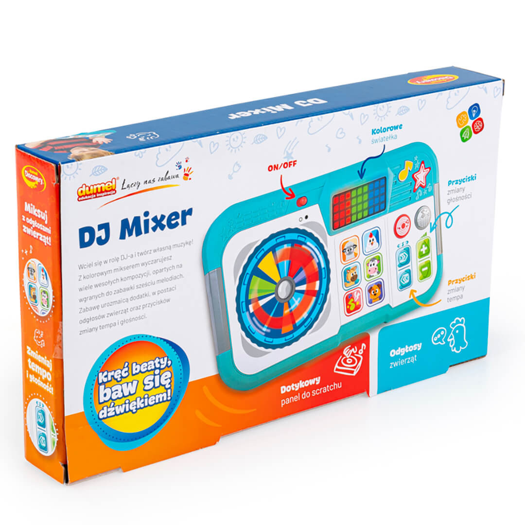 Mikser dj zabawka dla dziecka muzyczna