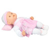 Lalka bobas interaktywny płaczący z akcesoriami butelka, smoczek 40cm