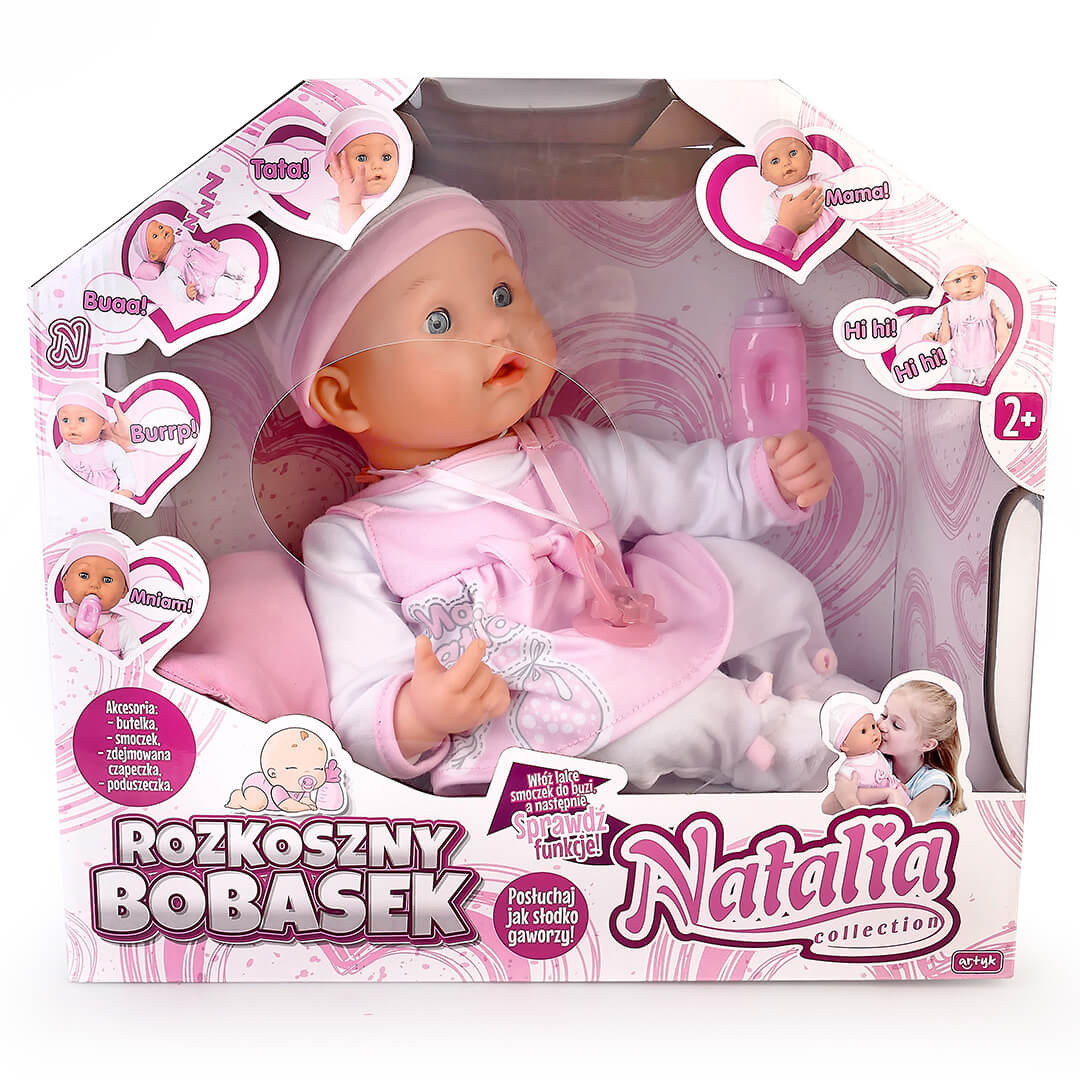 Lalka Natalka rozkoszny bobasek 