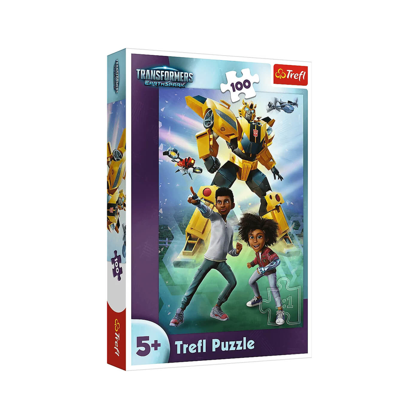 Puzzle 100 elementów Trefl Drużyna Transformers
