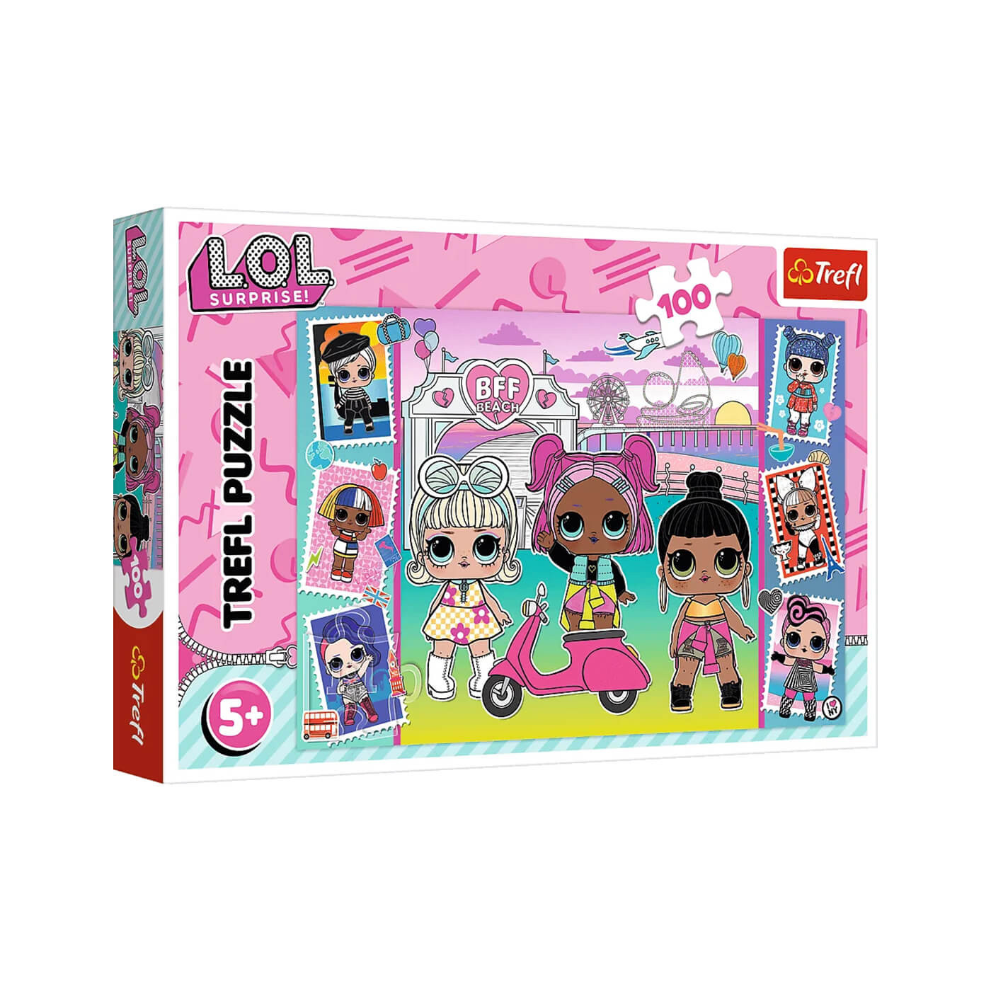 Puzzle 100 el. Trefl  Zdjęcia laleczek LOL puzzle dla dziewczynki 5+