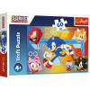 Puzzle 60 el. Sonic w akcji, puzzle od 4 lat dla chłopca Trefl