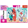 Puzzle 30 el. Kolorowa Minnie, Myszka Miki, puzzle dla trzylatki Trefl