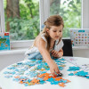 Puzzle 15 el. Ramkowe, Wesoły pociąg - puzzle z motywem bajki Świnka Peppa