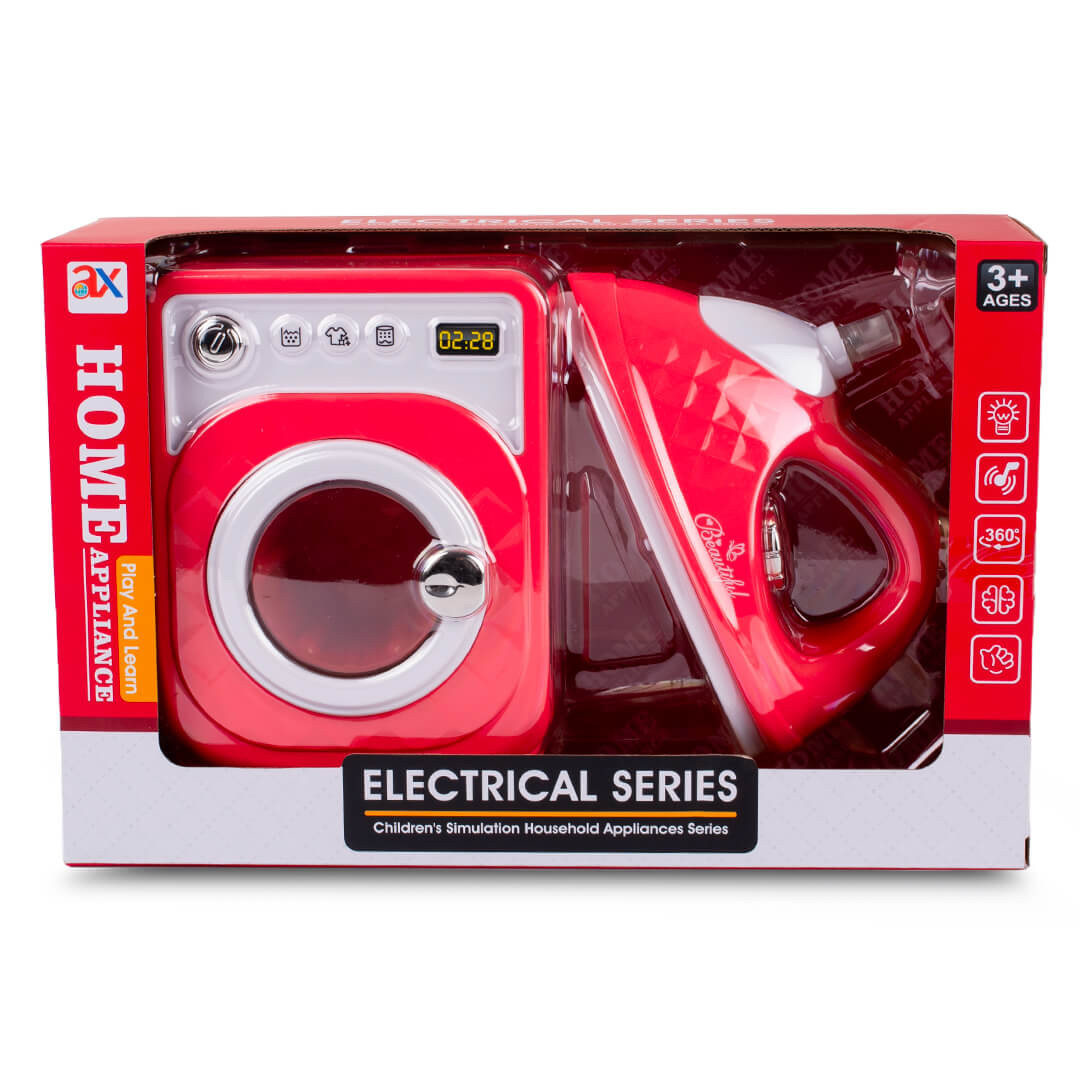 Pralka z żelazkiem na baterie dla dziecka 