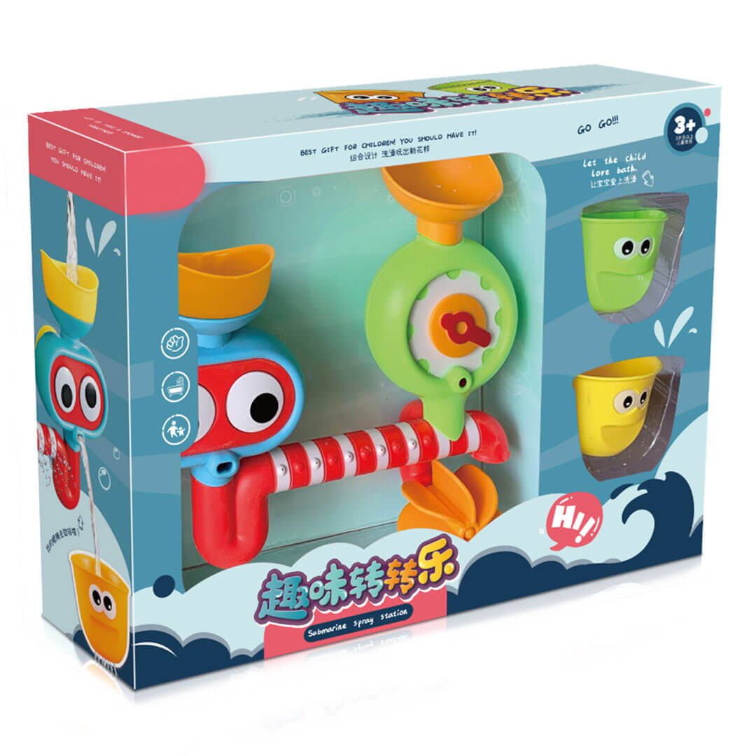 Zabawki do kąpieli dla dziecka kranik z fontanną 