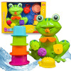 Zabawka do kąpieli dla dziecka Wesoła Żabka z kubkami zabawka od roku