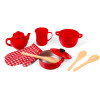 Zestaw naczyń do kuchni Garnki Łyżki Dzbanek Kubek 10 el. Zabawka 3+
