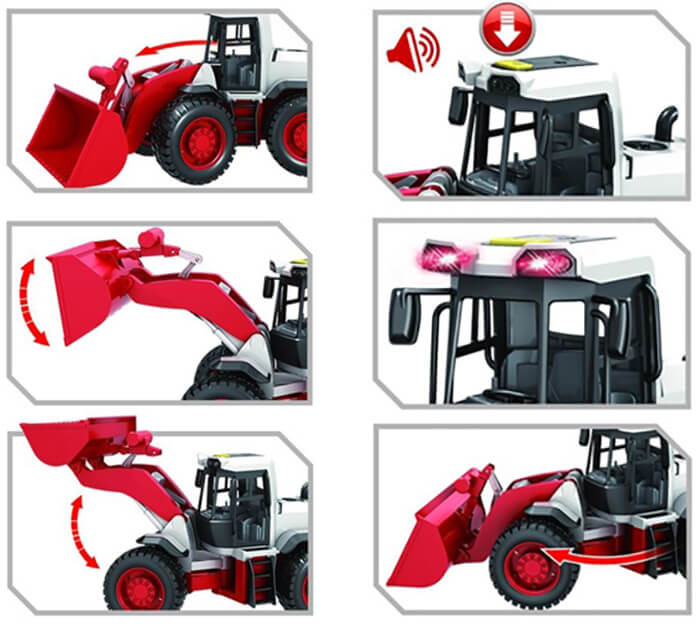 Koparka funkcyjna dla dziecka zabawka interaktywna