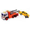 Samochód Pomoc Drogowa laweta z samochodem, holownik zabawka dla 3 latka, efekty świetlne i dźwiękowe