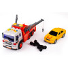 Samochód Pomoc Drogowa laweta z samochodem, holownik zabawka dla 3 latka, efekty świetlne i dźwiękowe