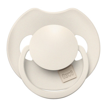 Smoczek uspokajający silikonowy LOVI Prime 0-6m Coconut 1 szt.