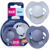 Smoczek uspokajający silikonowy LOVI Prime 18m+ 2 szt. Baby Blue/ Blue