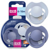Smoczek uspokajający silikonowy LOVI Prime 6-18 m 2 szt. Baby Blue