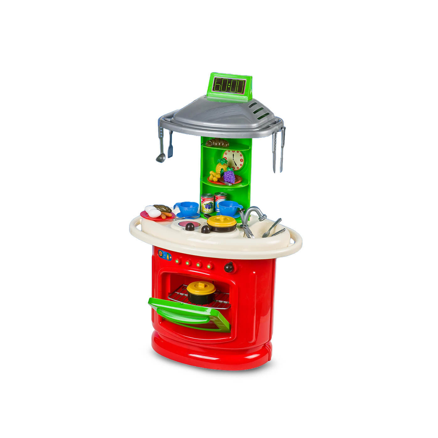 Kuchnia dziecięca duża z akcesoriami 100 cm zabawka dla dzieci