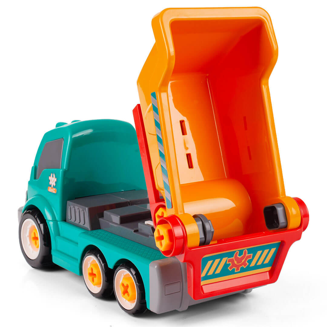 Wywrotka z ruchomym kiprem do skręcenia dla dziecka 