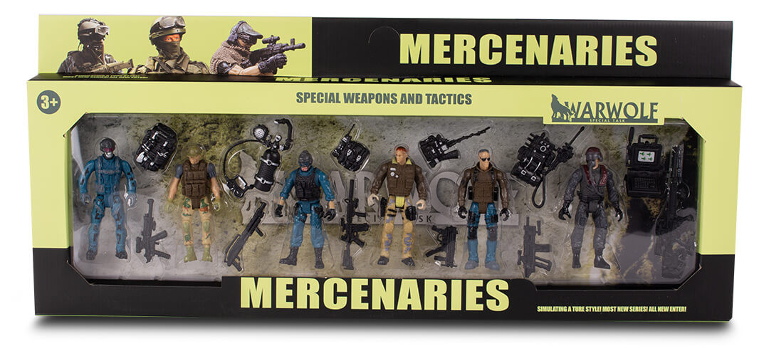 Zestaw wojskowy - figurki komandosi do zabawy
