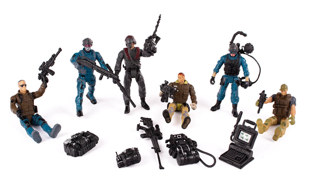 Zestaw figurek żołnierze do zabawy w wojsko