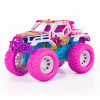 Auto terenówka 4x4 dla dziewczynki różowe autko z dźwiękiem i światłem