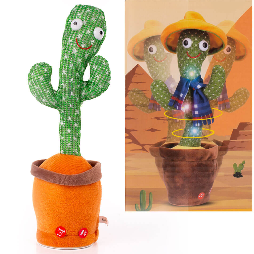 Mówiący oraz powtarzający słowa kaktus