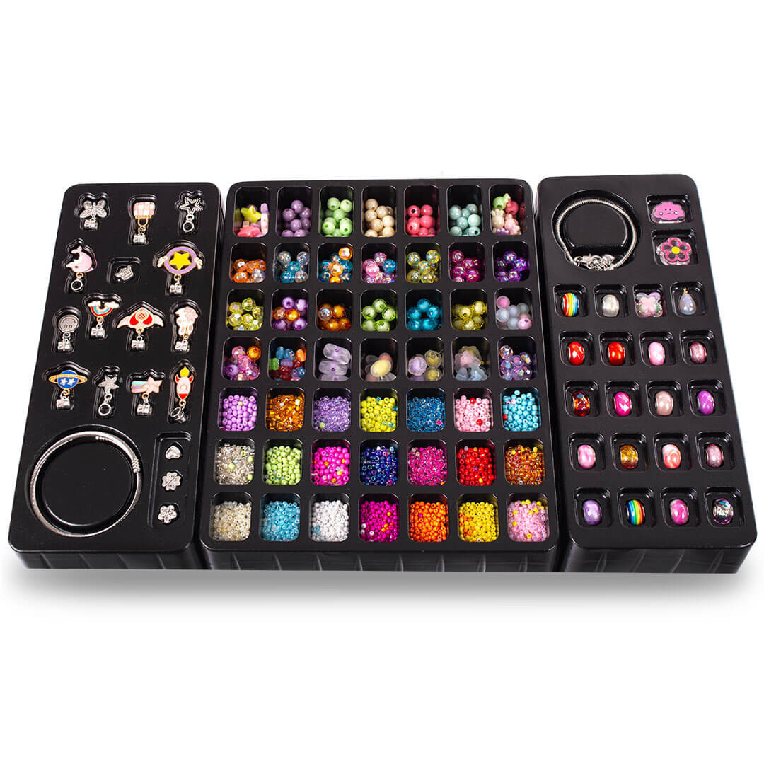 Zestaw koralików do tworzenia biżuterii 3800 el. 