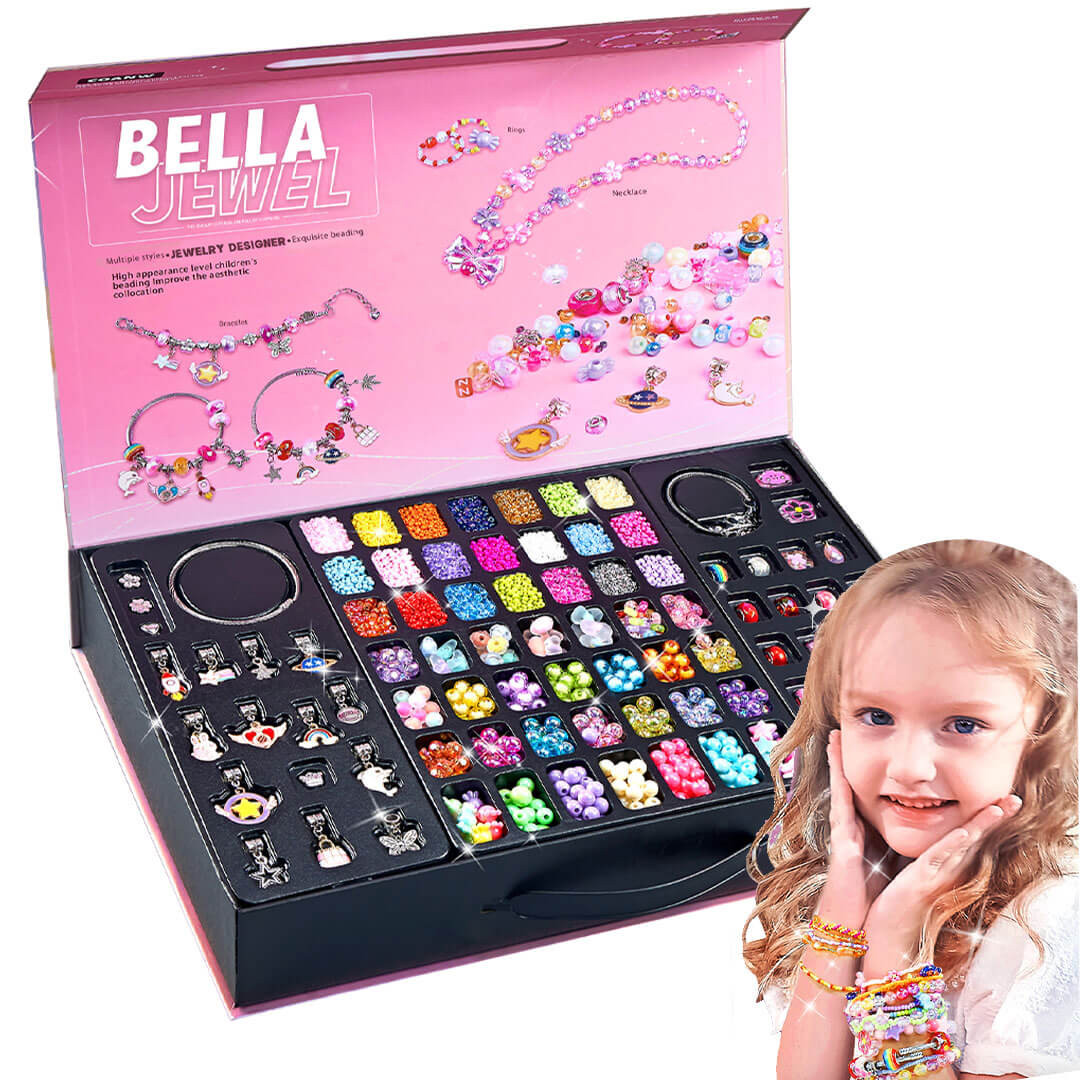 Zestaw DIY do robienia biżuterii dla dziecka 