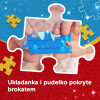 Trefl Puzzle 100 el. | Koci Domek Gabi - puzzle dla dzieci brokatowe
