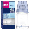 Butelka szklana antykolkowa Lovi 150ml - Butelka dla niemowlaka + smoczek 0m+ Baby Shower boy