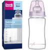 Butelka szklana antykolkowa 3m+ Lovi 250ml + smoczek Baby Girl