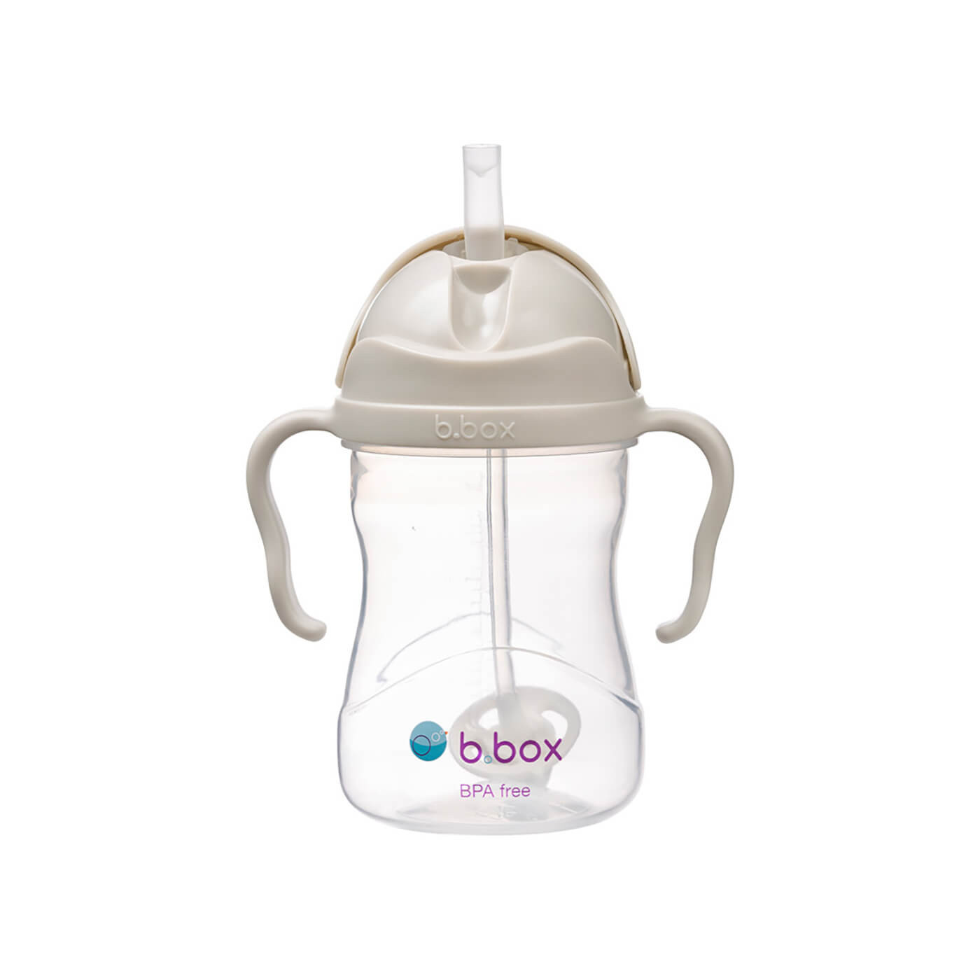 Bidon z obciążoną słomką 240 ml Kubek dla dzieci, BBOX - latte