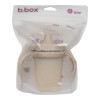 Kubek B.box silikonowy z miękkim ustnikiem i uchwytami 240ml 6m+ latte