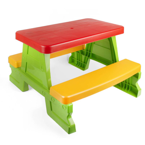 Stolik piknikowy dla dzieci, stolik ogrodowy z ławkami duży