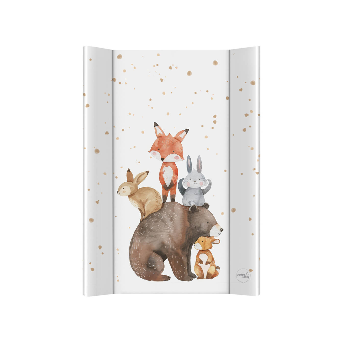 Przewijak na łóżeczko twardy krótki 50x70 cm Forest Friends Ceba