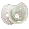 Smoczek uspokajający dla dziecka LOVI 0-6m Night&Day Hedgehog 2 szt