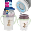 LOVI Kubek otwarty niekapek 360' JUNIOR 250 ml 9m+ Night&Day Rabbit