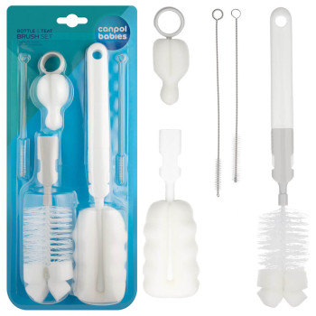 Canpol babies szczotka do butelek i smoczków