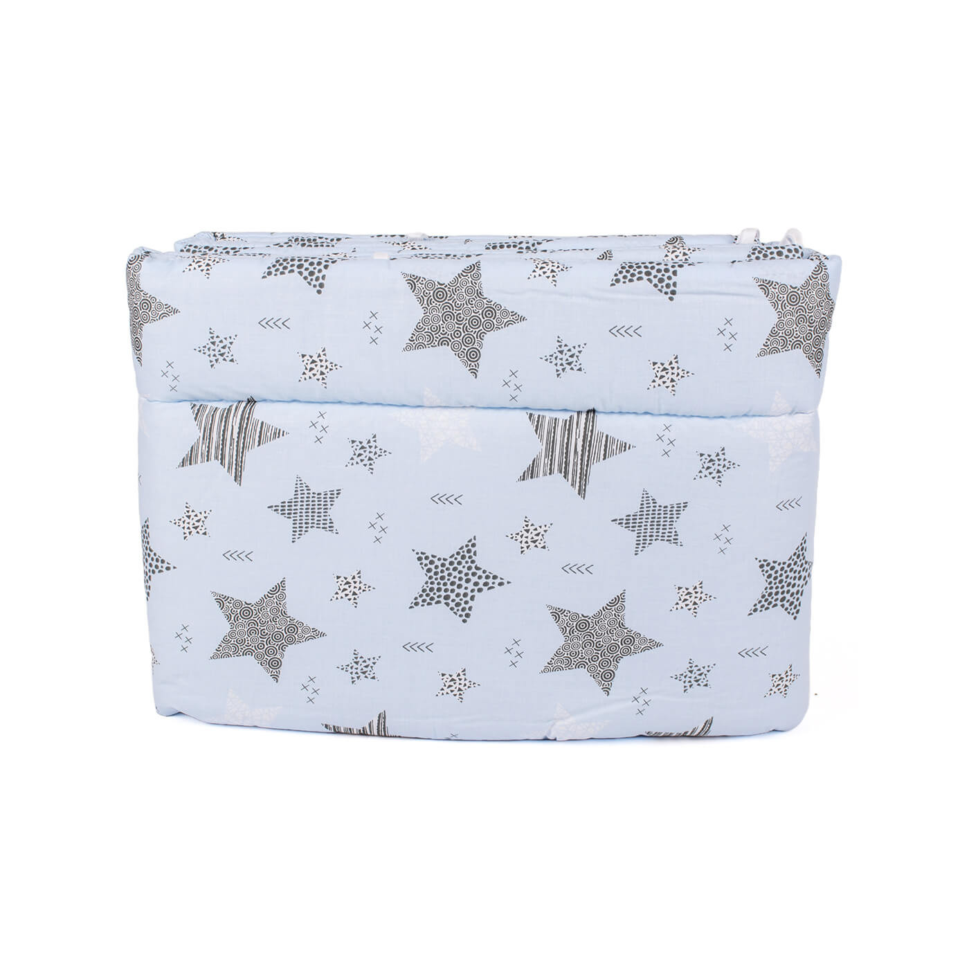 Ochraniacz do łóżeczka dziecięcego niebieskie gwiazdki