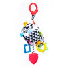 Przywieszka zabawka dla niemowlaka Kostka Sensory Balibazoo Dumel
