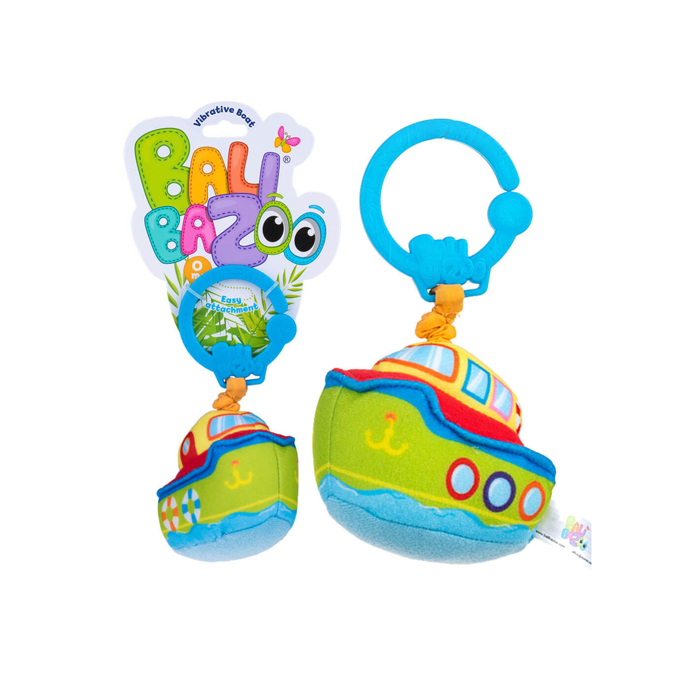 Przywieszka pluszowa Statek z wibracją dla niemowlaka Balibazoo Dumel